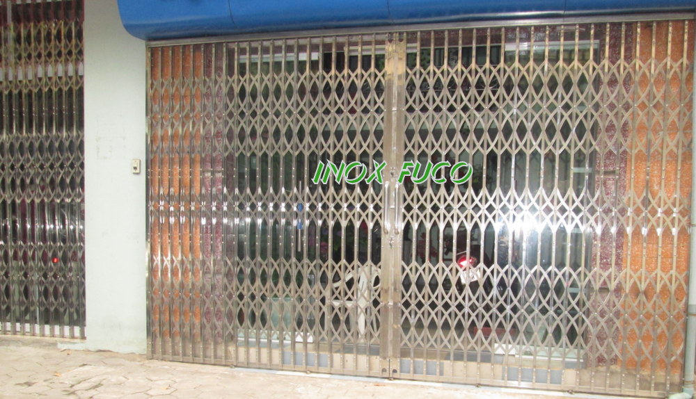 Chuyên gia công lắp đặt các loại cửa xếp inox, cổng xếp, cửa kéo
