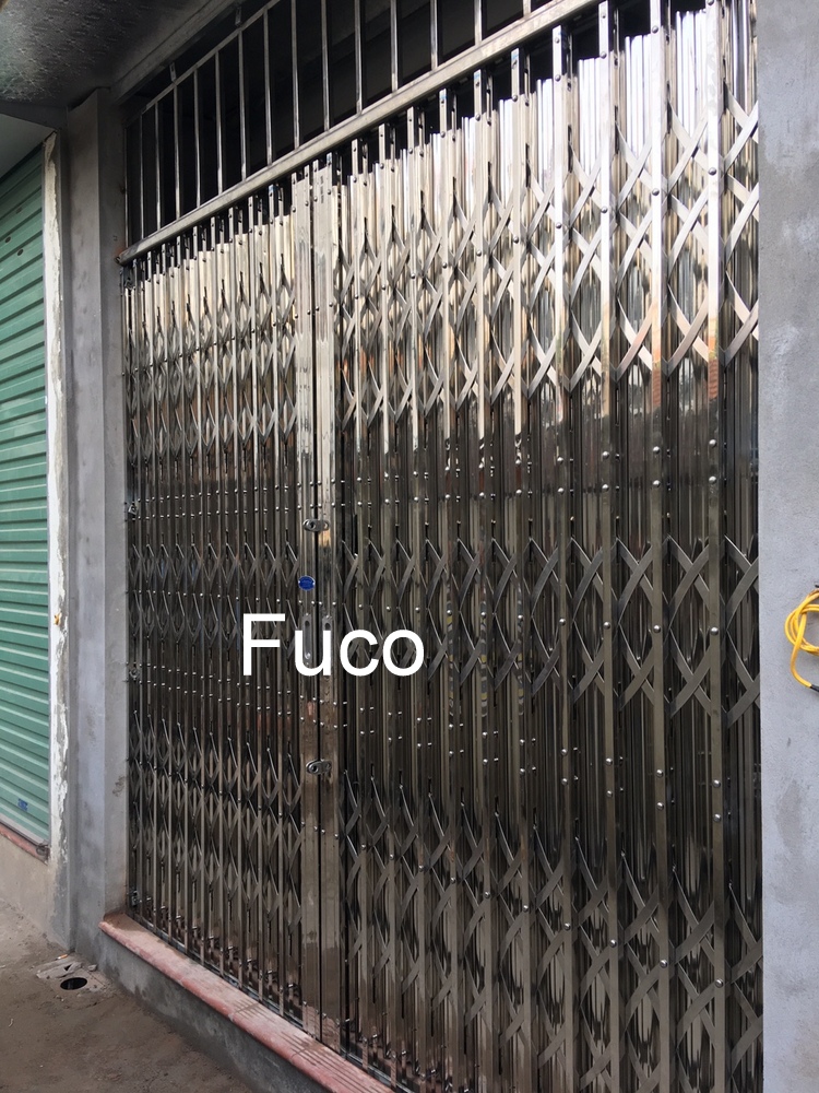Fuco chuyên sản xuất Cửa xếp INOX Đài Loan, Cửa xếp INOX hộp, cửa xếp INOX 304, Cửa xếp INOX 201 đã được khách hàng thủ đô Hà Nội ưu chuộng!