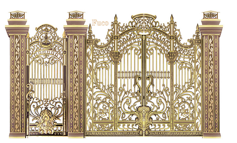 Thiết kế cổng nhôm đúc theo yêu cầu
