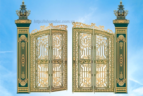 Mẫu thiết kế cửa nhôm đúc 