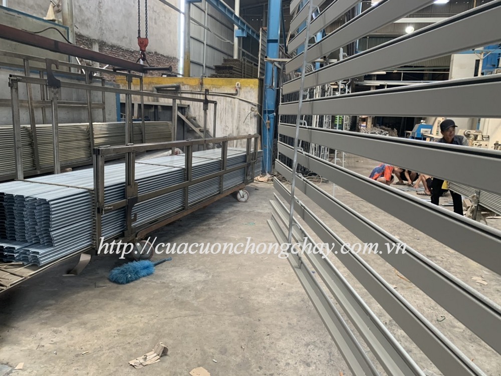 Cửa cuốn chống cháy ( Fire shutter door korea )